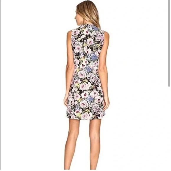 REBECCA TAYLOR Lavinia Rose High Collar Dress - Picture 2 of 7